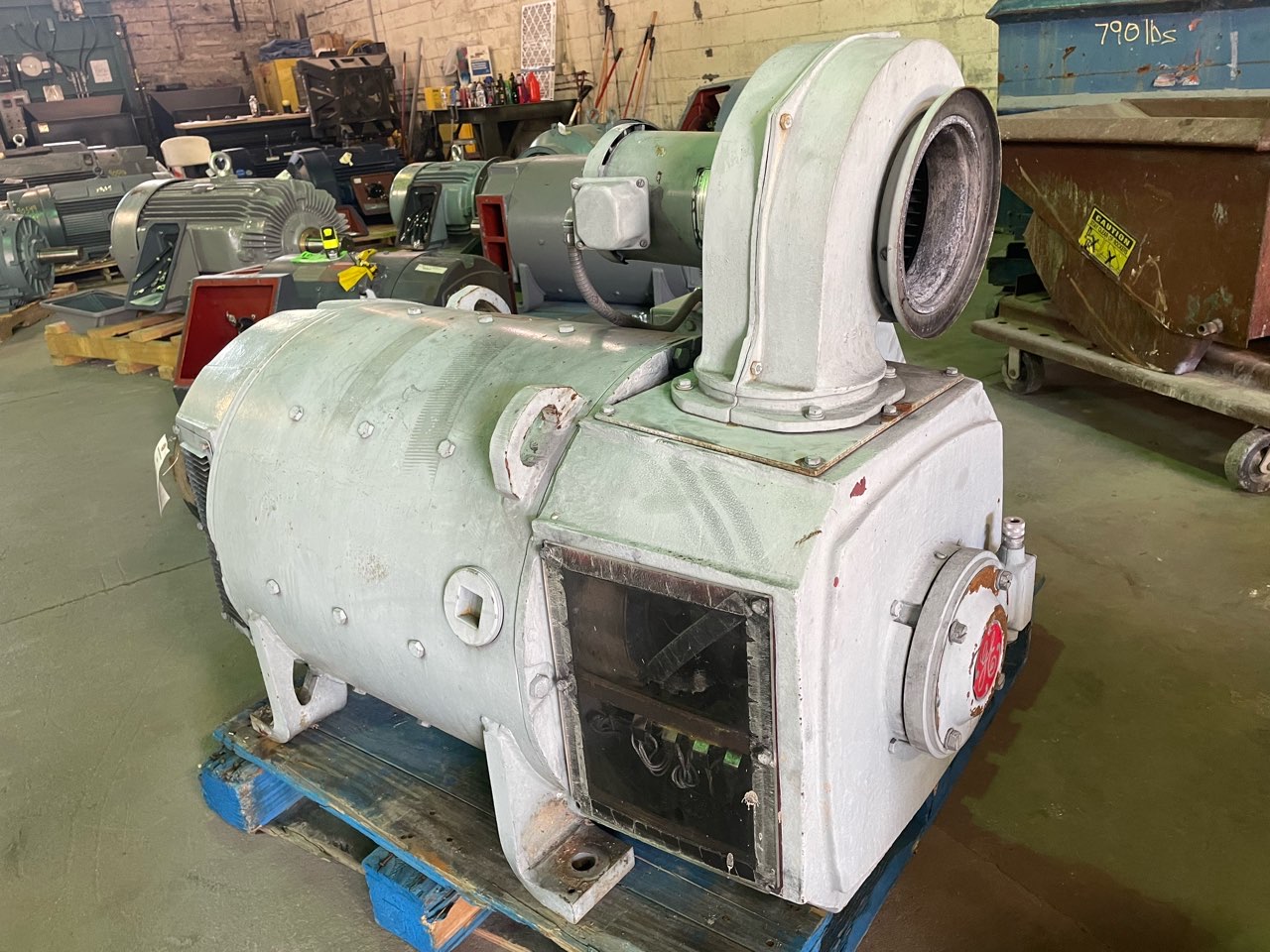 General Electric 400 HP 1750/1950 RPM 508AT DC Motors 90411