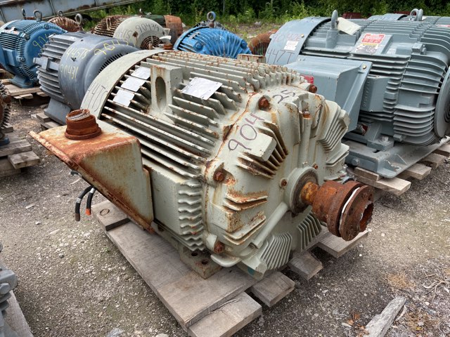 General Electric 125 HP 3600 RPM 444TS Squirrel Cage Motors 90425