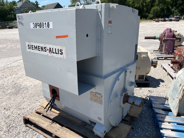 Siemens-Allis 350 HP 900 RPM 509US Squirrel Cage Motors 90633