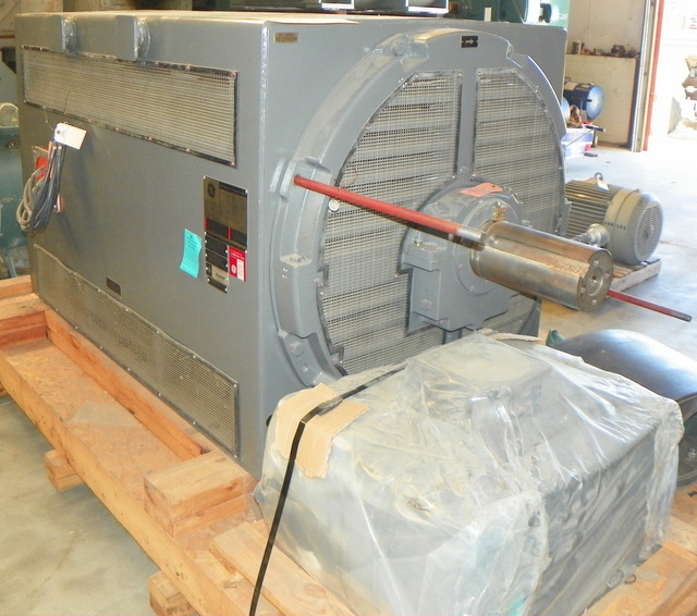 General Electric 1250 HP 514 RPM 8510SU Synchronous Motors 91528