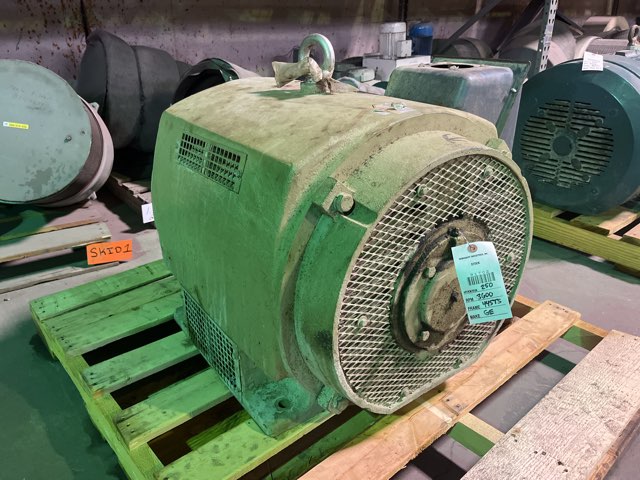 General Electric 250 HP 3600 RPM 445TS Squirrel Cage Motors 91702