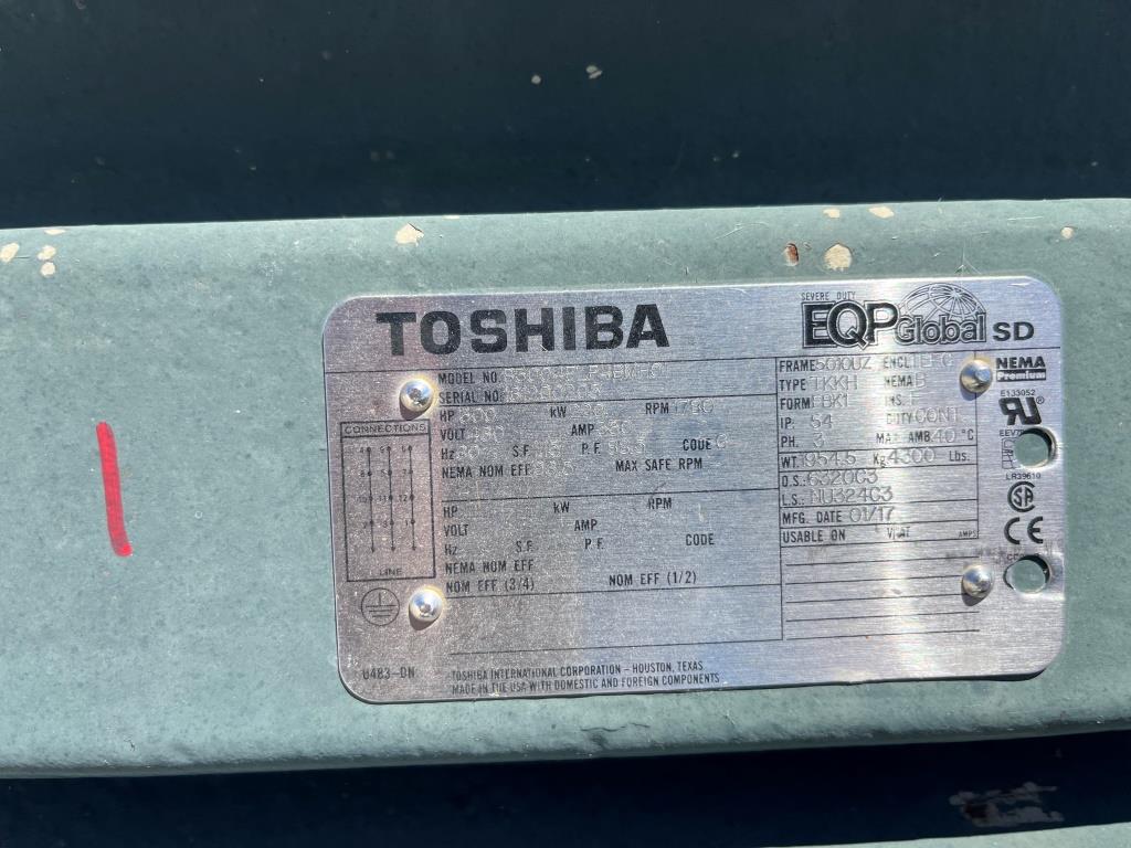 Toshiba 300 HP 1800 RPM 5010UZ Squirrel Cage Motors H1199