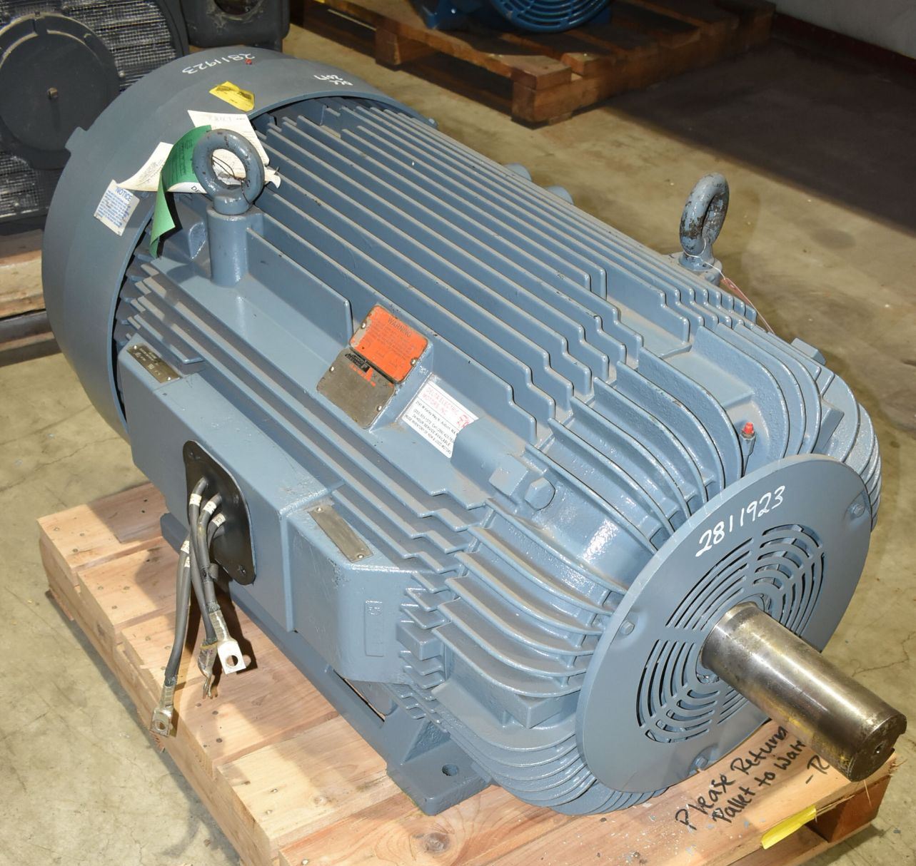 Reliance 150 HP 1200 RPM 449T Squirrel Cage Motors H1228