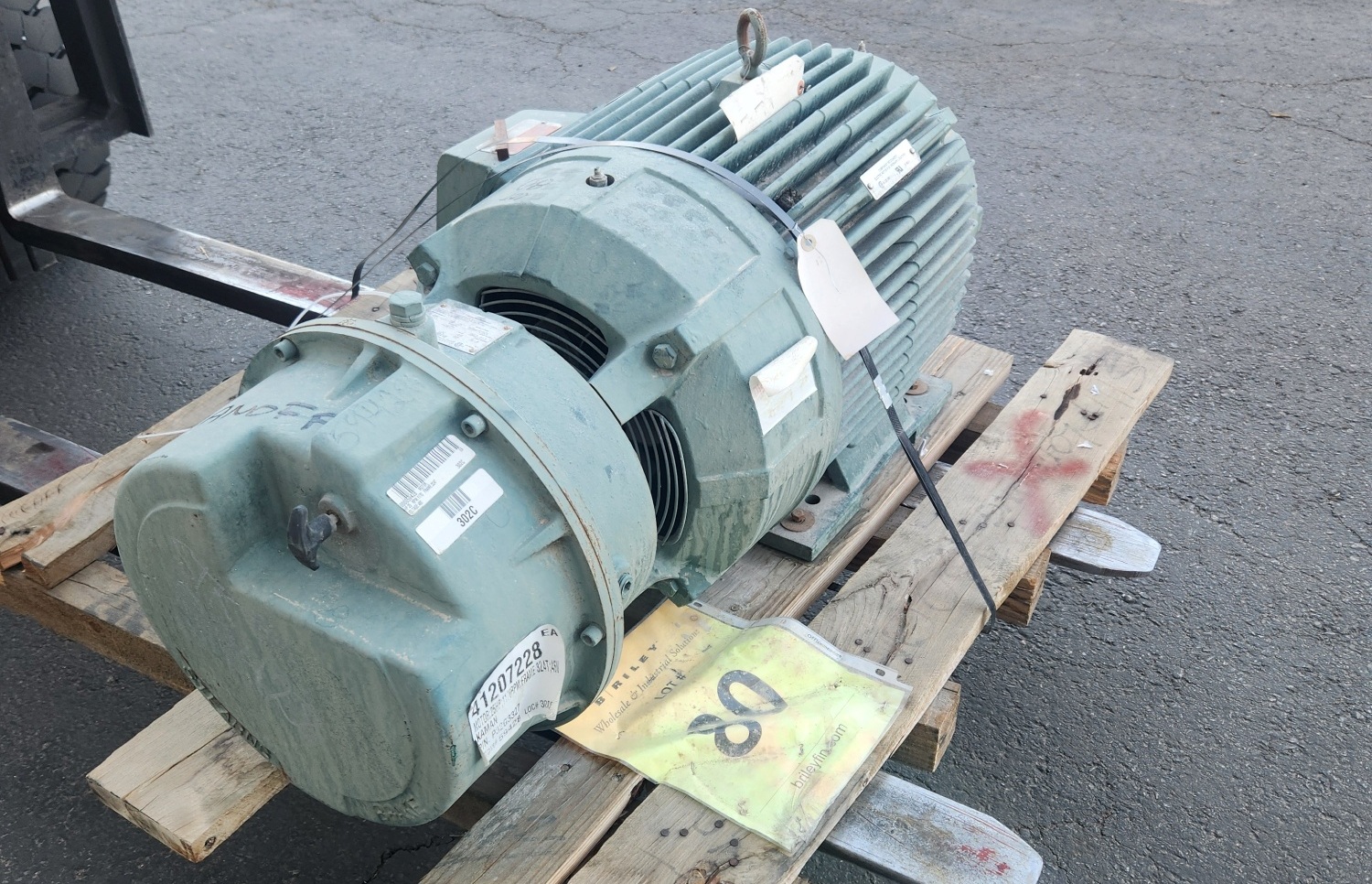 Reliance 50 HP 1775 RPM 326T Brake Motors H1230