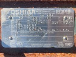 Toshiba 100 HP 1800 RPM 405T Squirrel Cage Motors 90433