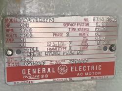 General Electric 400 HP 1800 RPM 509LL Squirrel Cage Motors 90538