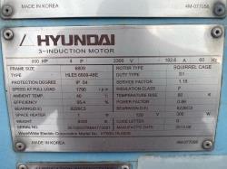 Hyundai 800 HP 1800 RPM 6809 Squirrel Cage Motors 90706