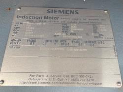 Siemens 700 HP 3600 RPM 508S Squirrel Cage Motors 90710