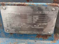 Siemens 200 HP 1800 RPM 447TSZ Squirrel Cage Motors 90781