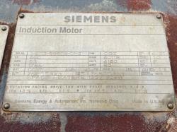 Siemens 500 HP 1800 RPM 5011S Squirrel Cage Motors 90839