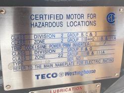 Teco Westinghouse 250 HP 1800 RPM 5007C Squirrel Cage Motors 90856