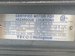 Teco Westinghouse 125 HP 1200 RPM 445T Squirrel Cage Motors 90862