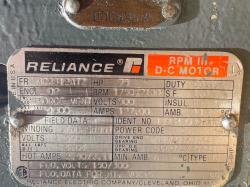 Reliance 75 HP 1750/2100 RPM MC2812ATZ DC Motors 90864