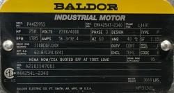 Baldor-Reliance 250 HP 1800 RPM 449T Squirrel Cage Motors 90872